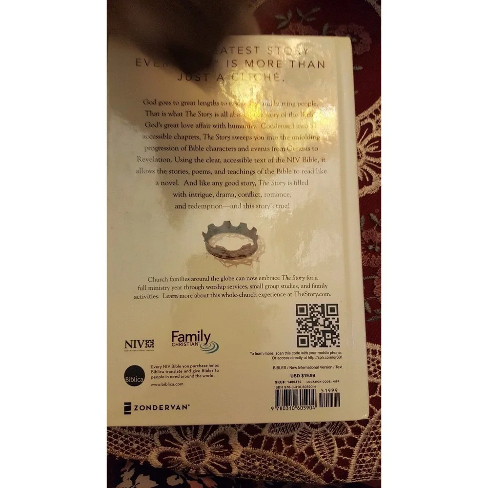 The Story The Bible as One Continuing Story of God and His People NIV Max Lucado